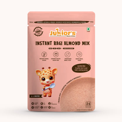 Junior's Nutrition Instant Ragi Almond Mix (250 GM)