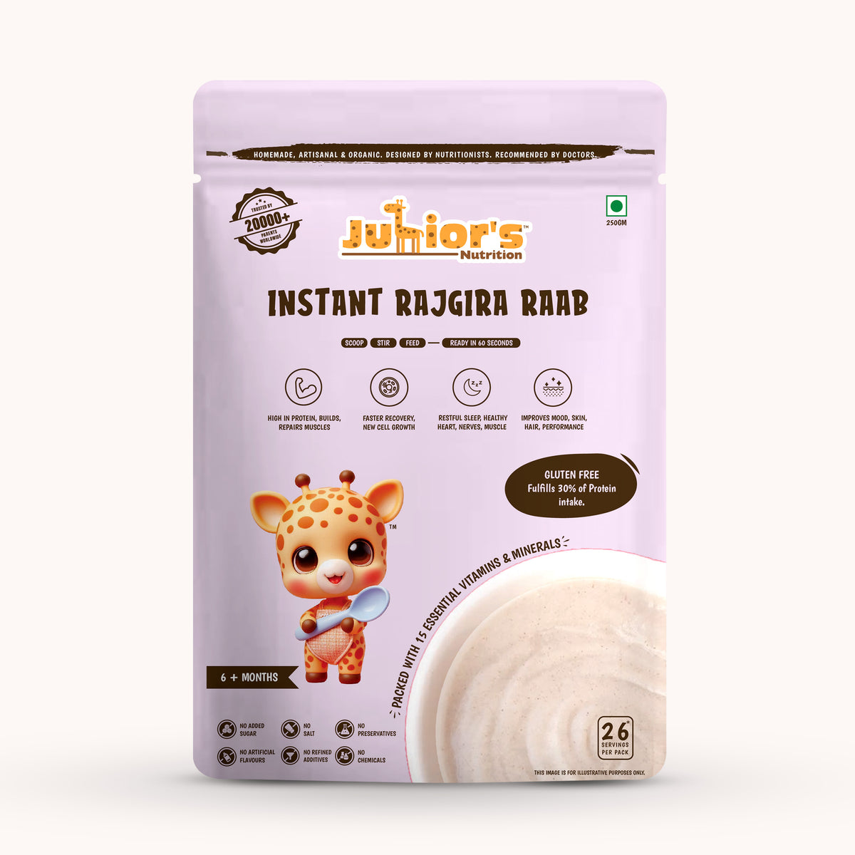 Junior's Nutrition Instant Rajgira Raab (250 GM)