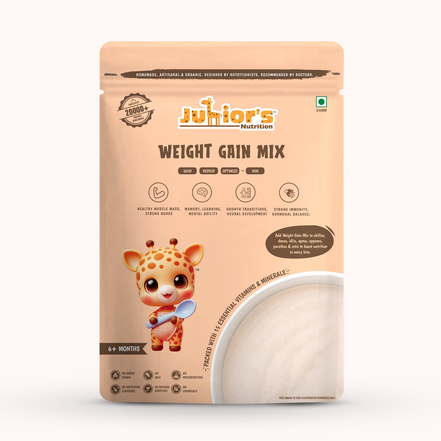 Junior's Nutrition Weight Gain Mix (250 GM)