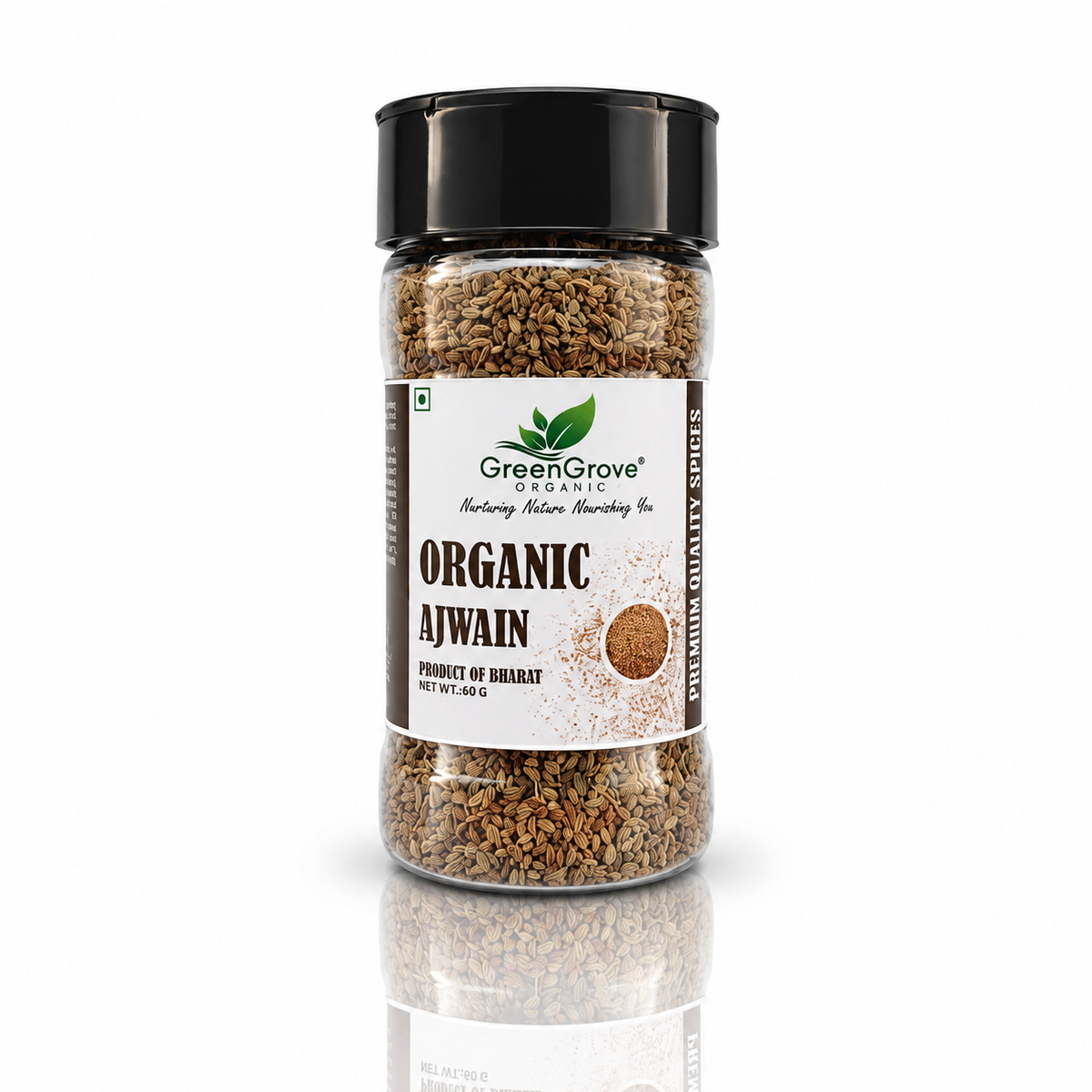 GreenGrove Organic Ajwain (60 GM)
