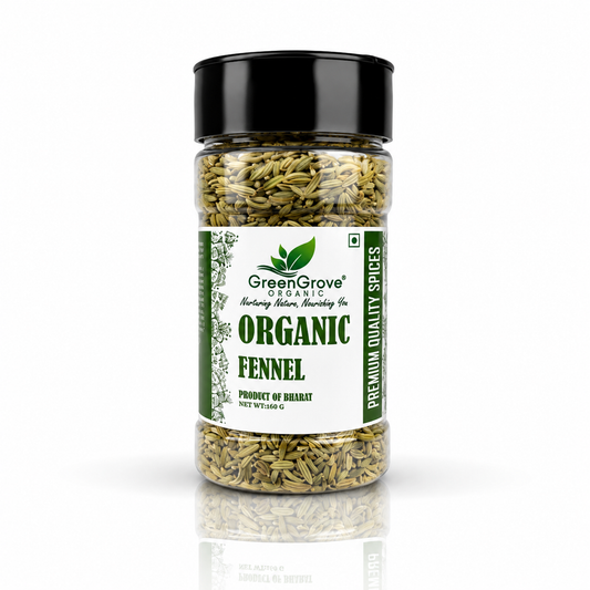 GreenGrove Organic Fennel (160 GM) (PACK OF 3)