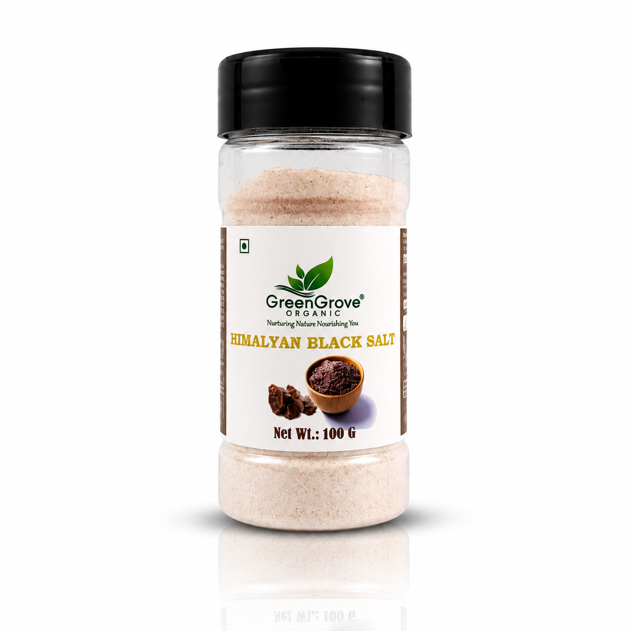 GreenGrove Himalyan Black Salt (100 GM) (PACK OF 3)