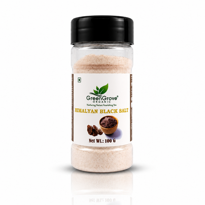 GreenGrove Himalyan Black Salt (100 GM) (PACK OF 3)