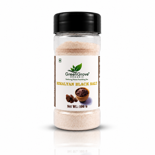 GreenGrove Himalyan Black Salt (100 GM) (PACK OF 3)