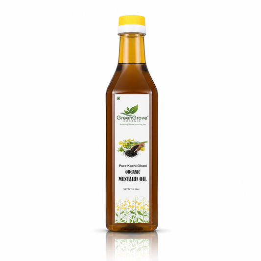 GreenGrove Organic Black Mustard Oil (1 L)