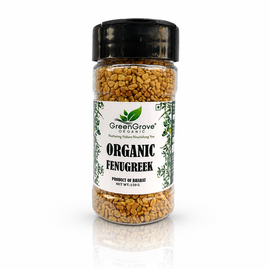GreenGrove Organic Fenugreek (150 GM) (PACK OF 4)