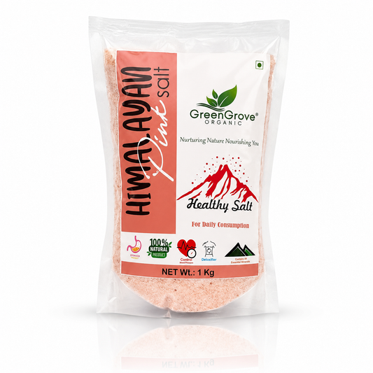 GreenGrove Himalyan pink salt (1  KG) (PACK OF 2)