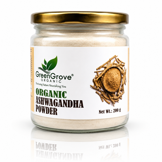 GreenGrove Organic Ashwagandha Powder (200 GM)