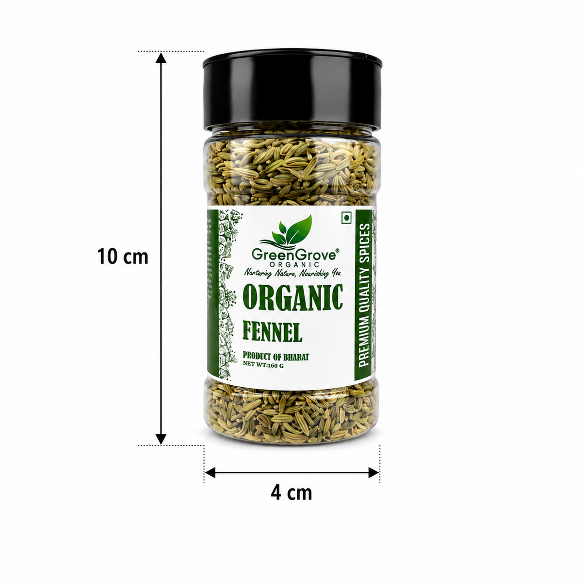 GreenGrove Organic Fennel (160 GM) (PACK OF 3)