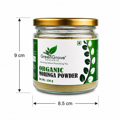 GreenGrove Organic Moringa Powder (150 GM) (PACK OF 2)