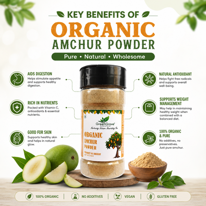 GreenGrove Organic Amchur Powder (250 GM) (PACK OF 2)