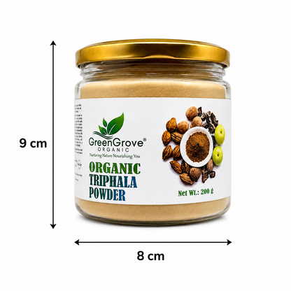 GreenGrove Organic Triphala Powder (200 GM) (PACK OF 2)