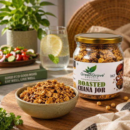 GreenGrove Organic Roasted Chana Jor Garam (200 GM)
