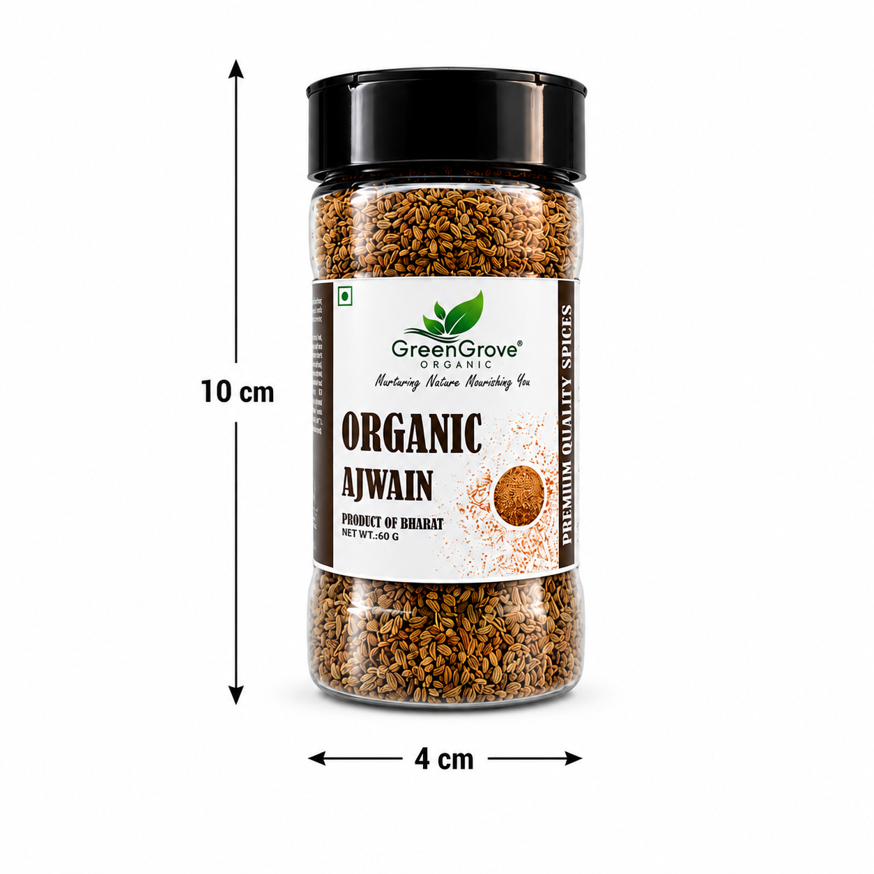 GreenGrove Organic Ajwain (60 GM)
