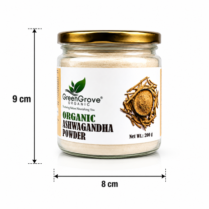 GreenGrove Organic Ashwagandha Powder (200 GM)