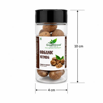 GreenGrove Organic Nutmeg (60 GM) (PACK OF 4)