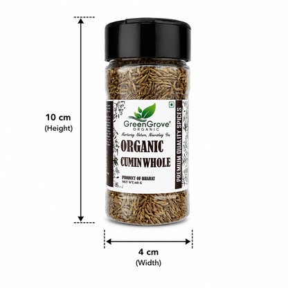 GreenGrove Organic Cumin Whole (60 GM) (PACK OF 3)