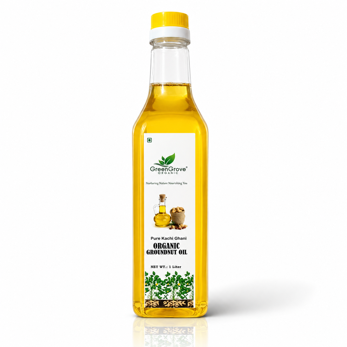 GreenGrove Organic Groundnut Oil (1 L)