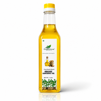 GreenGrove Organic Groundnut Oil (1 L)