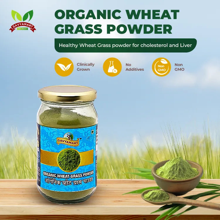 Gavyamart Organic Wheatgrass Powder (100 GM)
