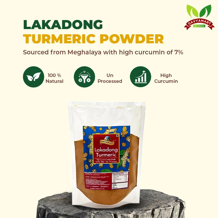 Gavyamart Lakadong Turmeric