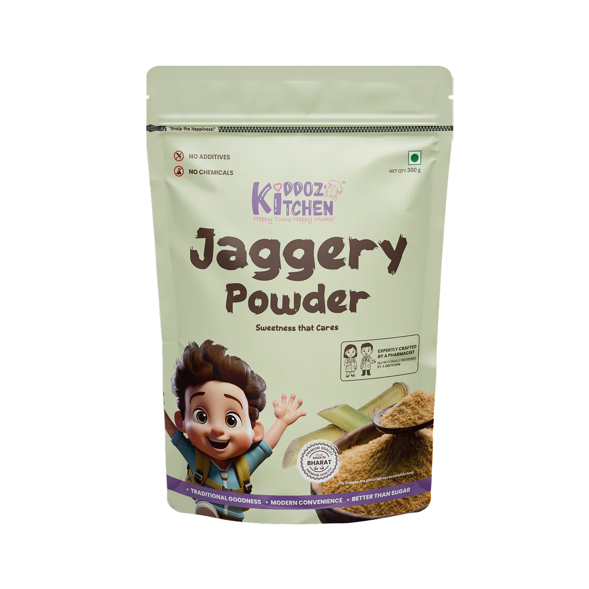 Kiddoz Kitchen Natural Jaggery Powder (300 GM)