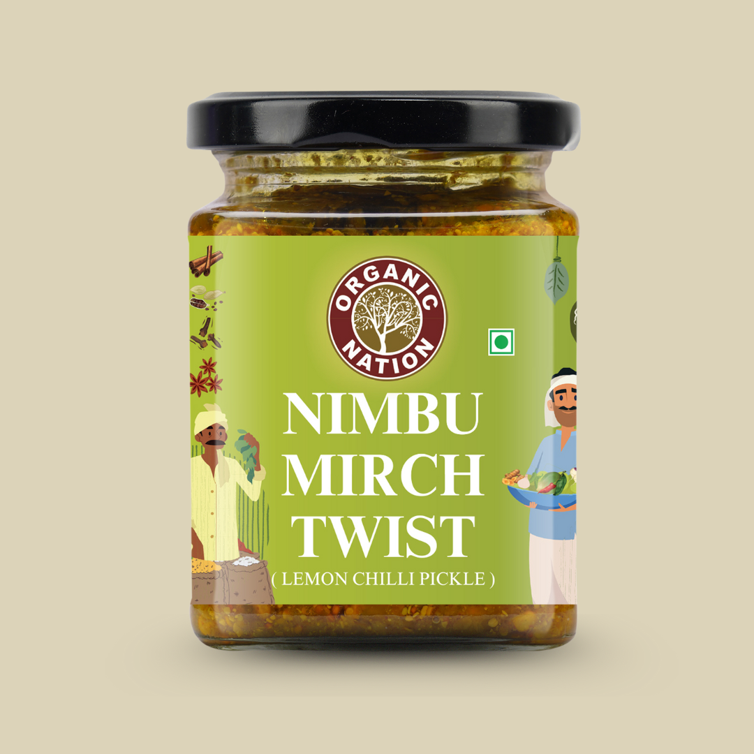 Organic Nation Nimbu Mirch Twist (Lemon Chilli Pickle)