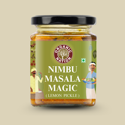 Organic Nation Nimbu Masala Magic (Lemon Pickle)
