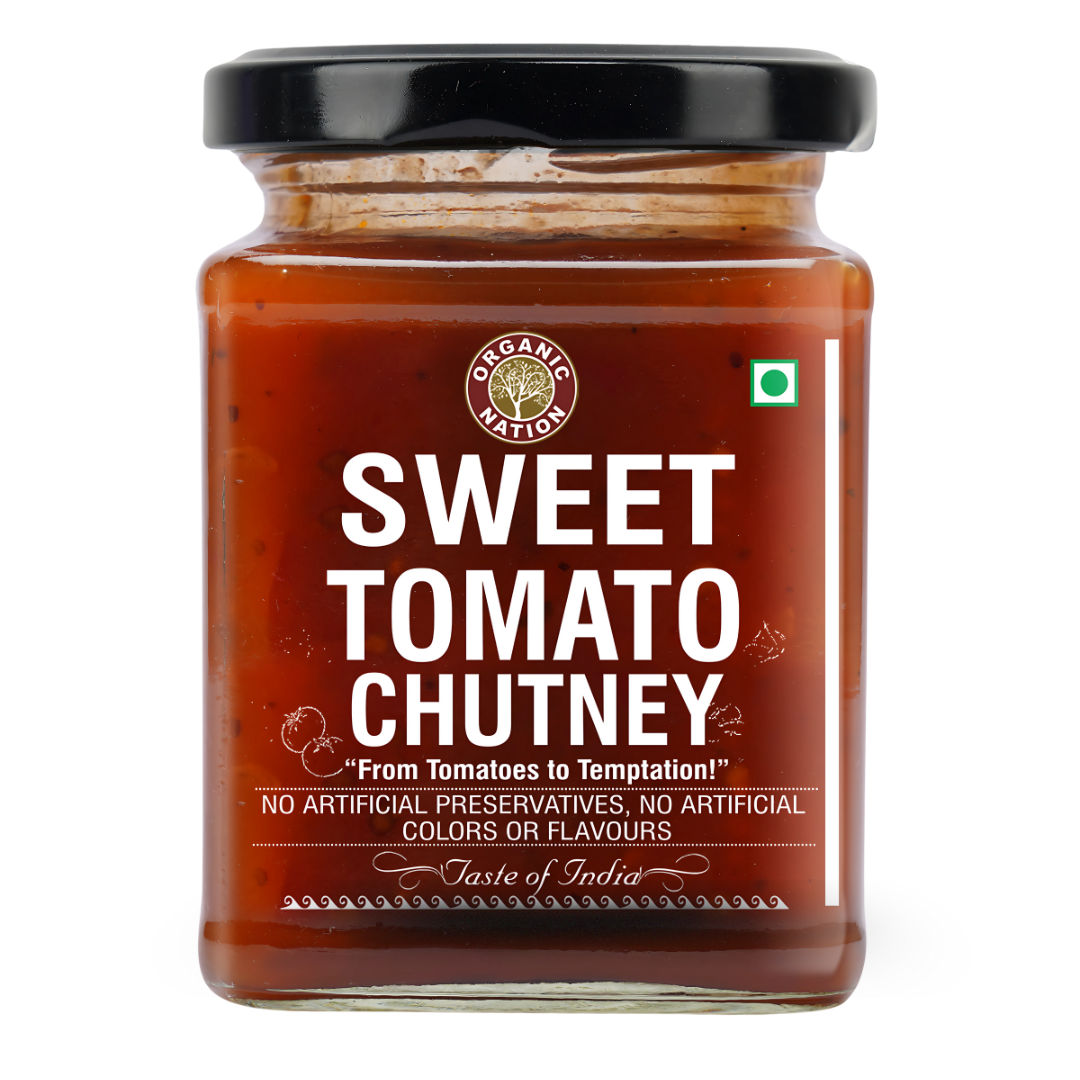 Organic Nation Sweet Tomato Chutney (300 GM)