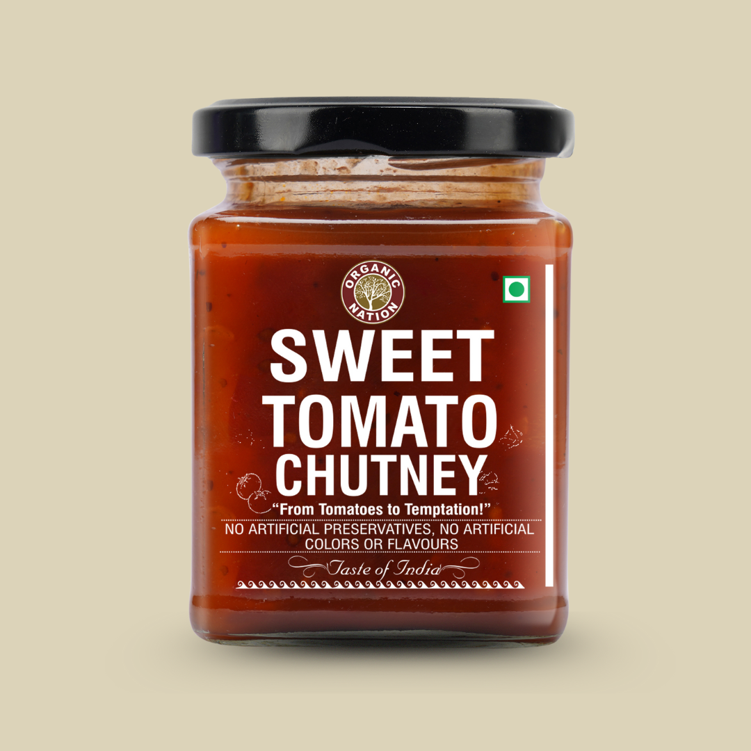 Organic Nation Sweet Tomato Chutney (300 GM)