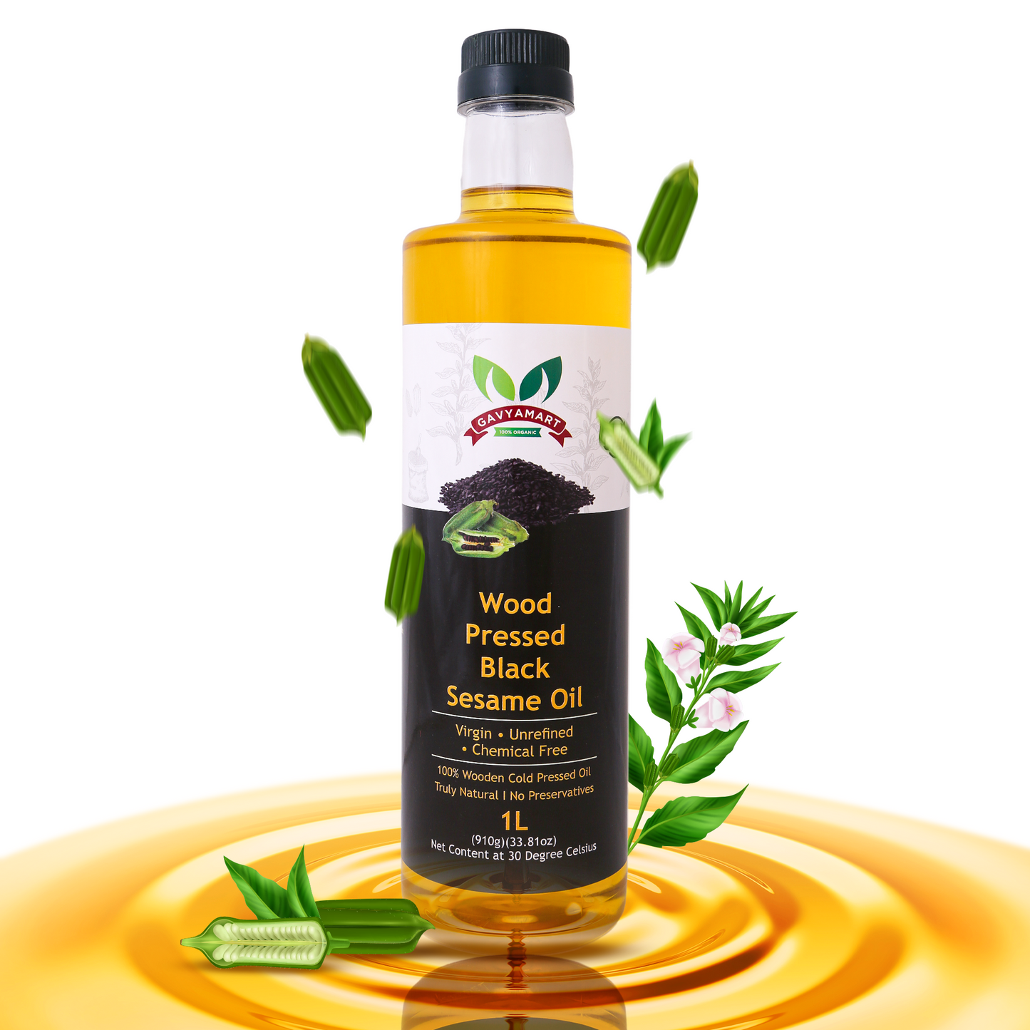 Gavyamart Wood Pressed Sesame Oil