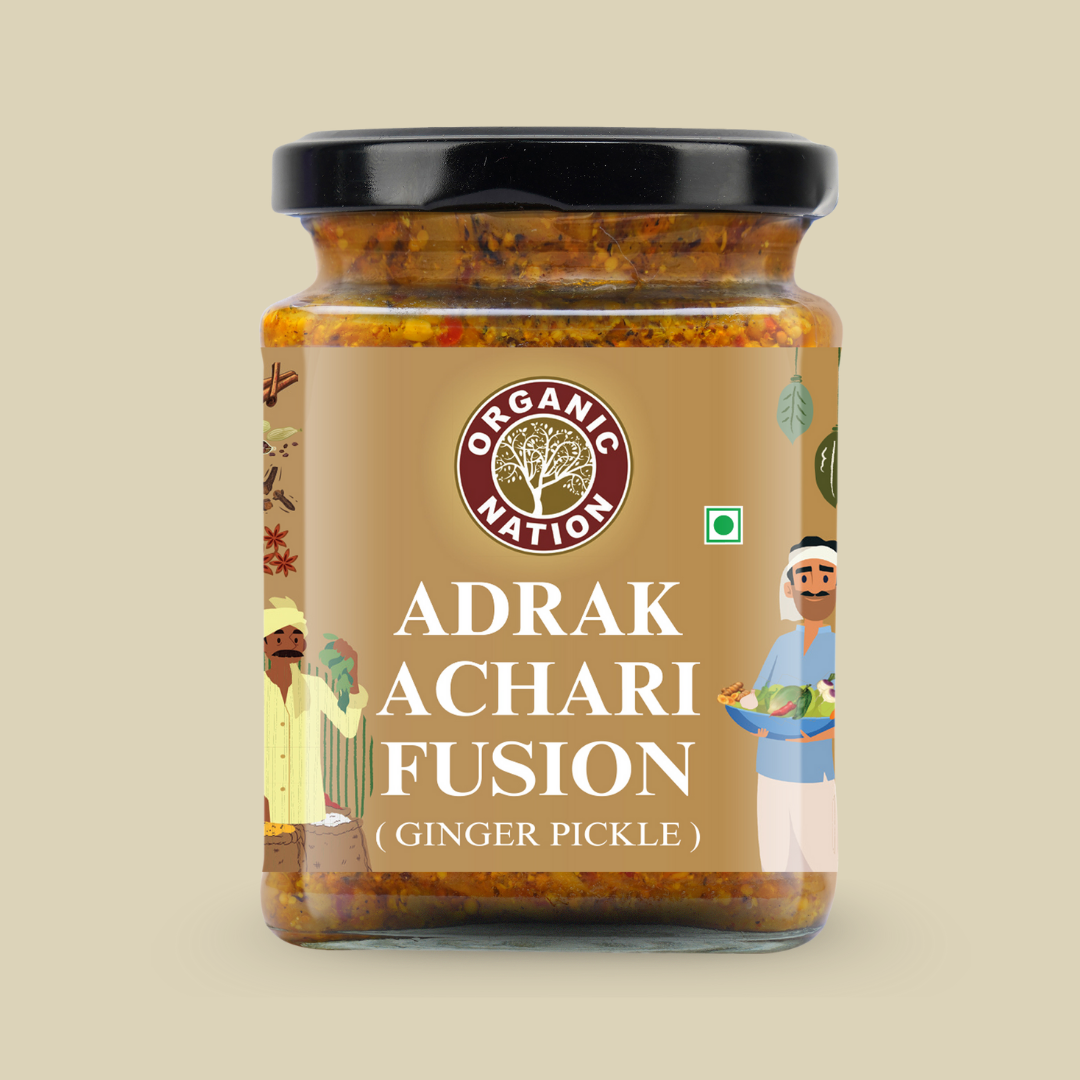 Organic Nation Adrak Achari Fusion (Ginger Pickle)