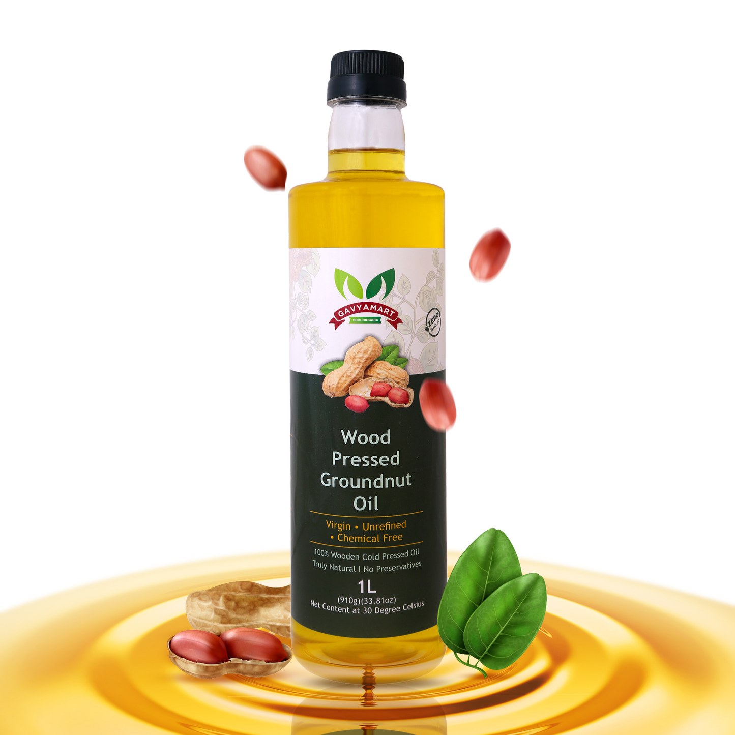 Gavyamart Wood Pressed Groundnut Oil