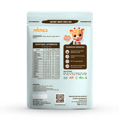 Junior's Nutrition Instant Wheat Apple Mix (250 GM)