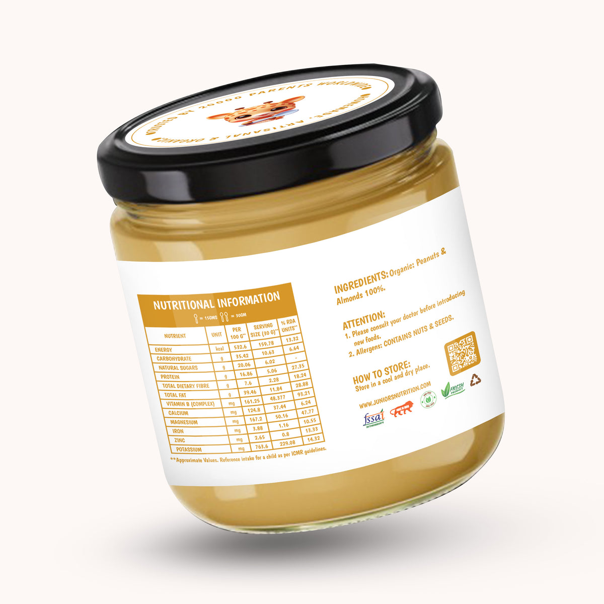 Junior's Nutrition  Nut Butter (250 GM)