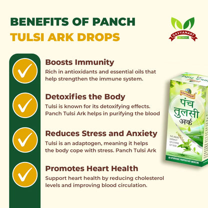 Gavyamart Panch Tulsi Ark Drops (20 ML)