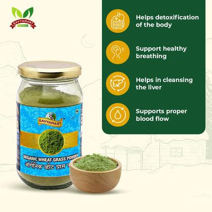 Gavyamart Organic Wheatgrass Powder (100 GM)