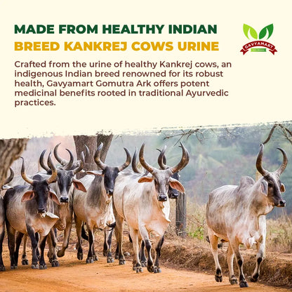 Gavyamart Kankrej Cow Gomutra Ark (500 ML)