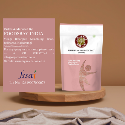 Organic Nation Himalayan Pink Rock Salt Powder