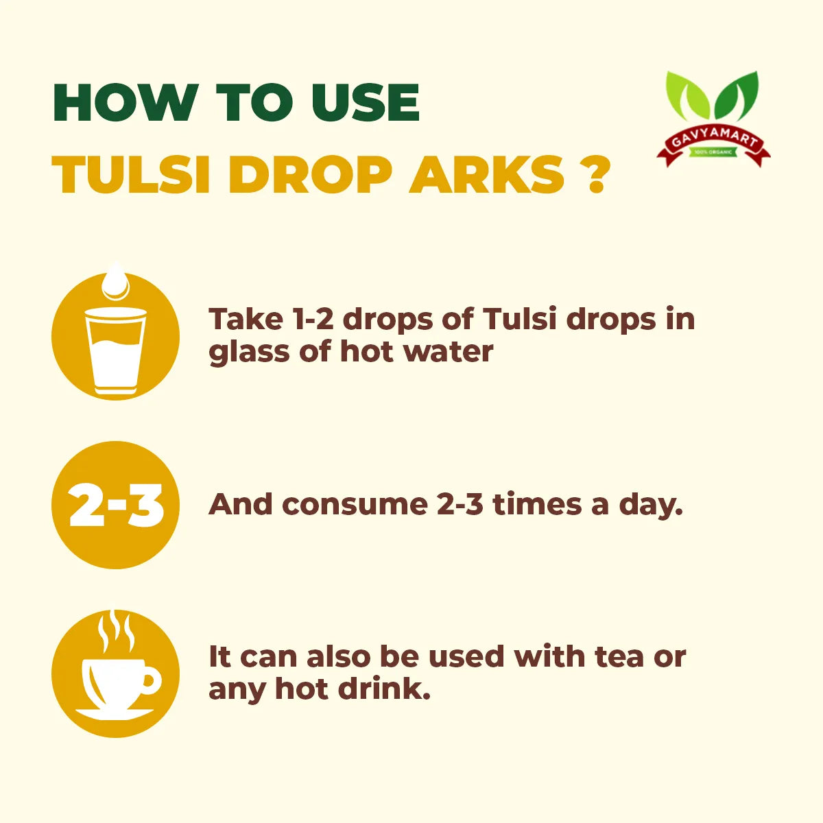 Gavyamart Panch Tulsi Ark Drops (20 ML)
