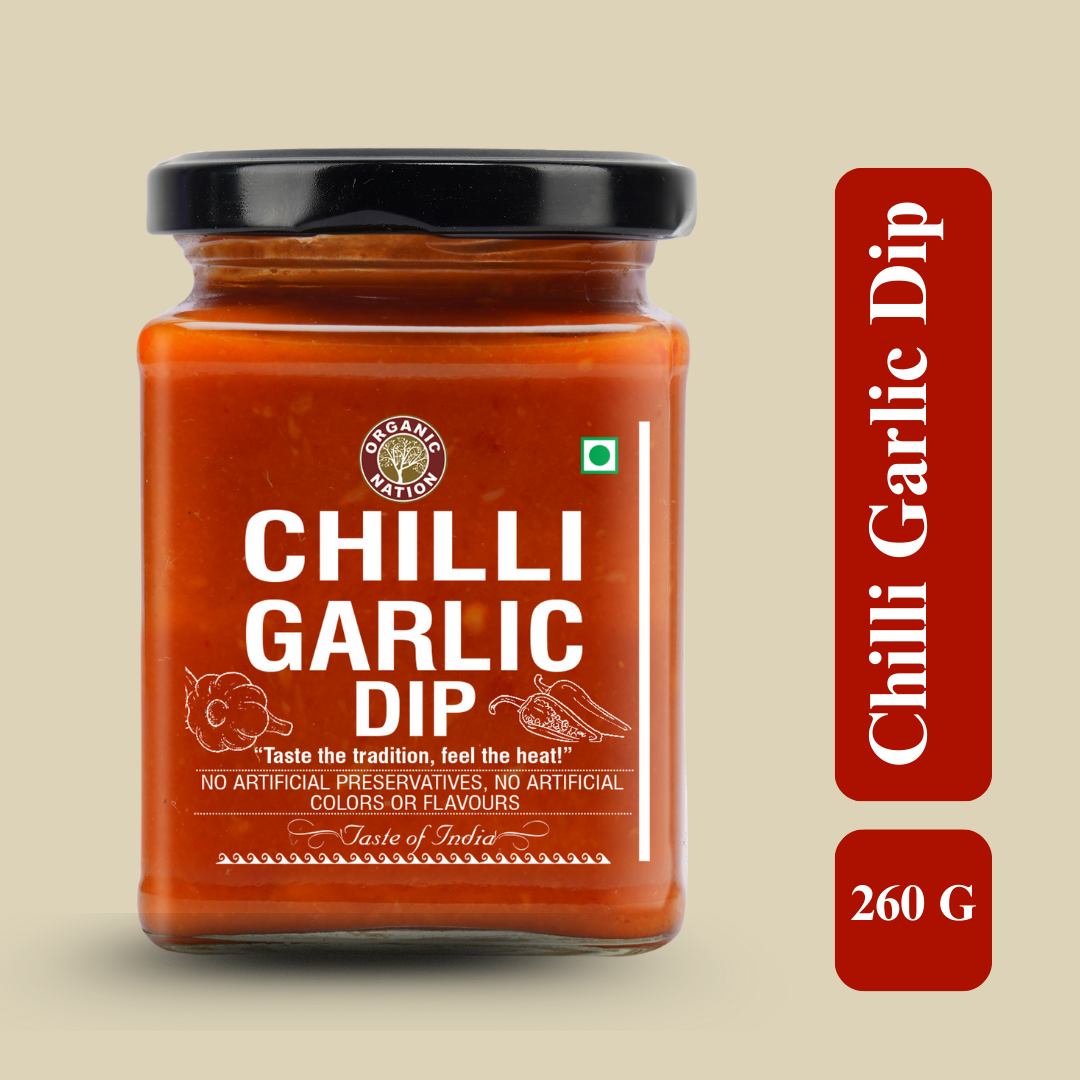 Organic Nation Chilli Garlic Dip (260 GM)