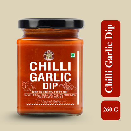 Organic Nation Chilli Garlic Dip (260 GM)