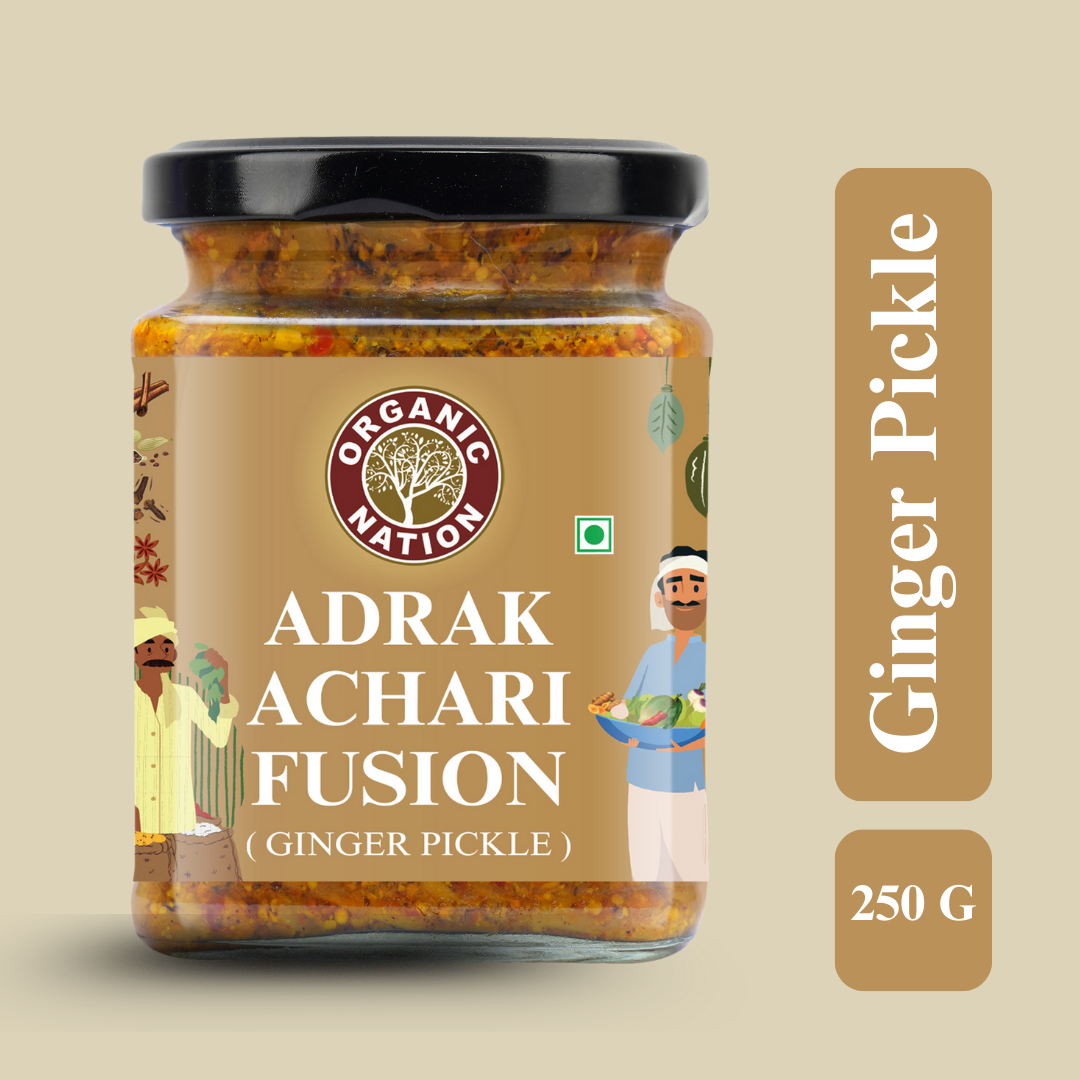 Organic Nation Adrak Achari Fusion (Ginger Pickle)