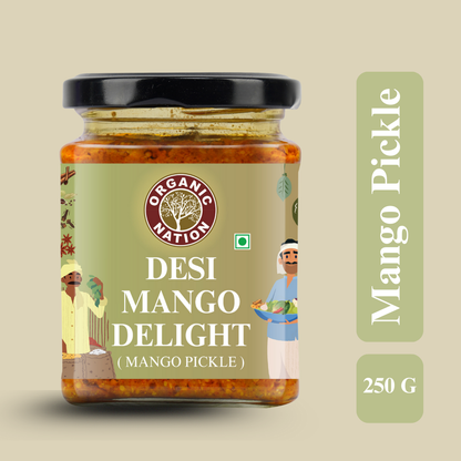 Organic Nation Desi Mango Delight (Mango Pickle)