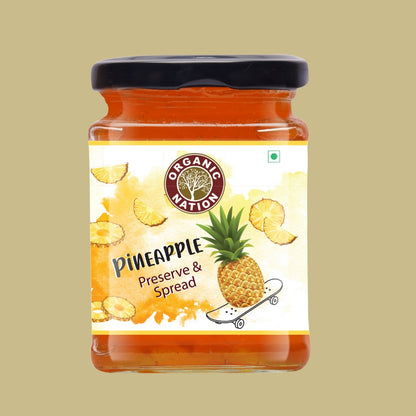 Organic Nation Pineapple Conserve (340 GM)