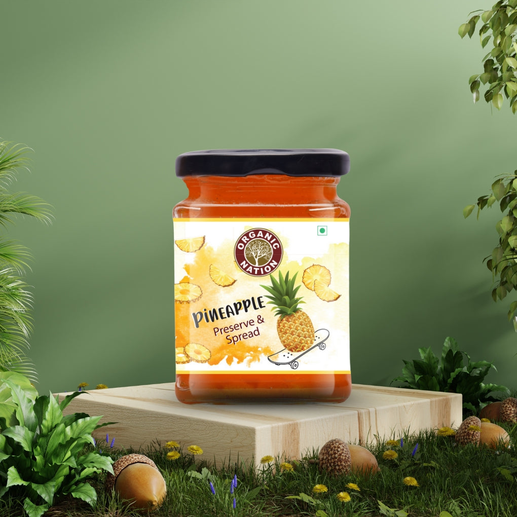 Organic Nation Pineapple Conserve (340 GM)