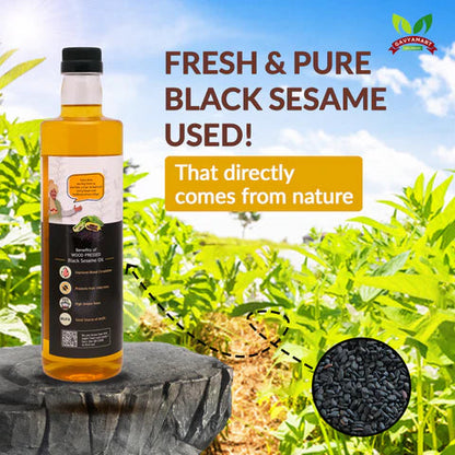 Gavyamart Wood Pressed Sesame Oil