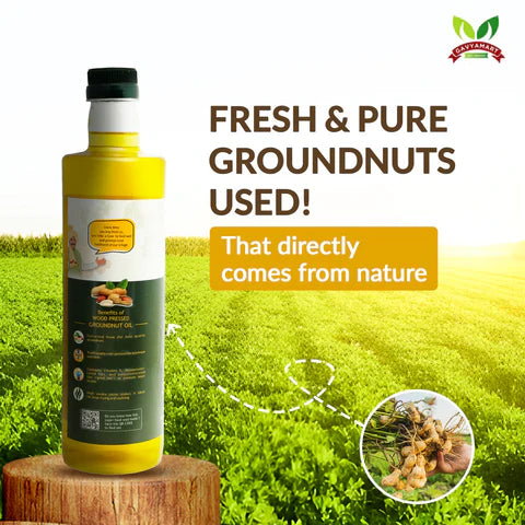 Gavyamart Wood Pressed Groundnut Oil