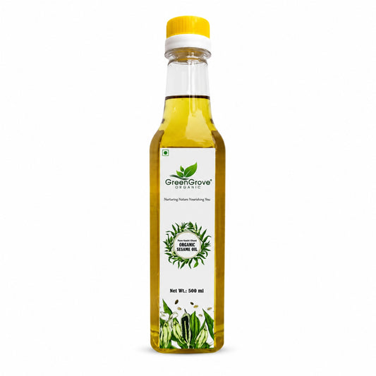 GreenGrove Organic Sesame Oil (White) (500 ML)