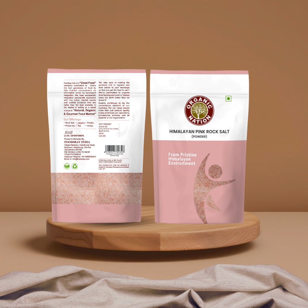 Organic Nation Himalayan Pink Rock Salt Powder